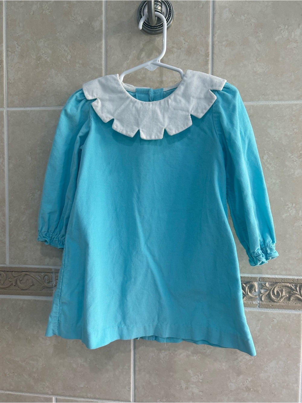 Zuccini Blue Corduroy Dress
